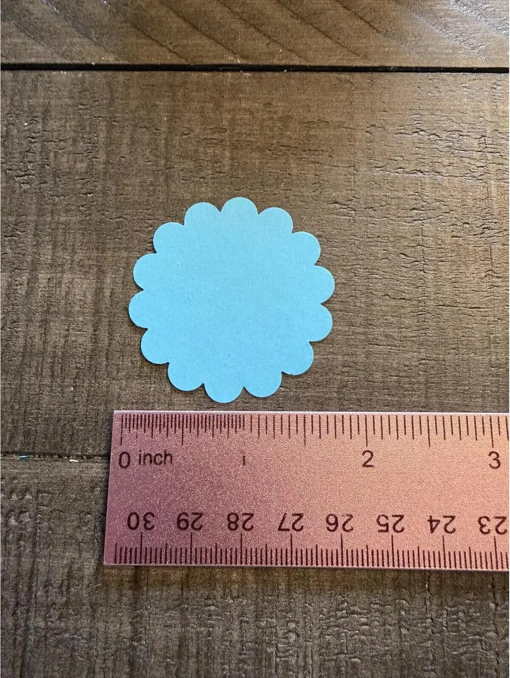 Stampin’ Up 1 3/4 inch scalloped circle shape punch